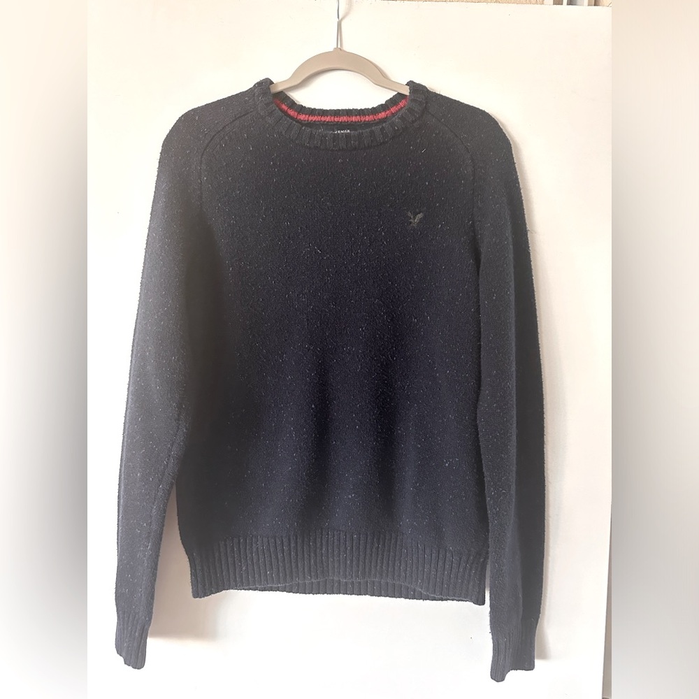 American Eagle elbow patch pullover sweater